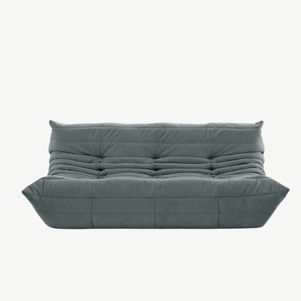 LUMA Maxi - Canapé Lounge Compressé Vert Eucalyptus 3 Places
