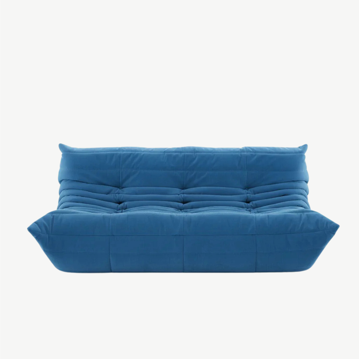 LUMA Maxi - Canapé Lounge Compressé Bleu Royal 3 Places