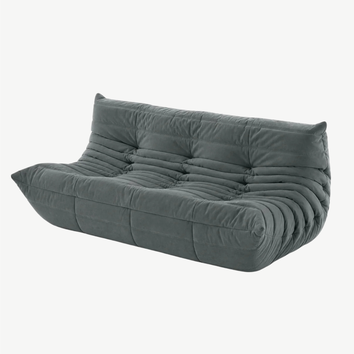 LUMA Maxi - Canapé Lounge Compressé Vert Eucalyptus 3 Places