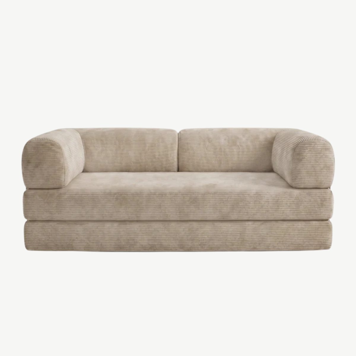 SORA Canapé-Lit 3 places Beige Sable