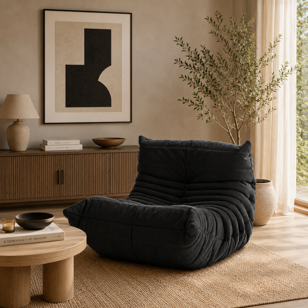 LUMA Mini – Fauteuil Lounge Noir Graphite